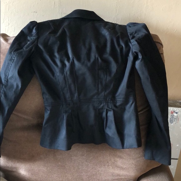 Black H&M blazer jacket with buttons - Picture 9 of 13